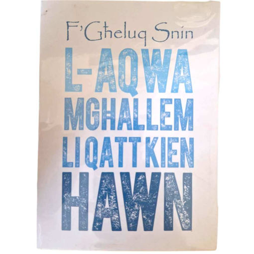 Picture of FGHELUQ SNIN L-AQWA MGHALLEM KARTOLINA